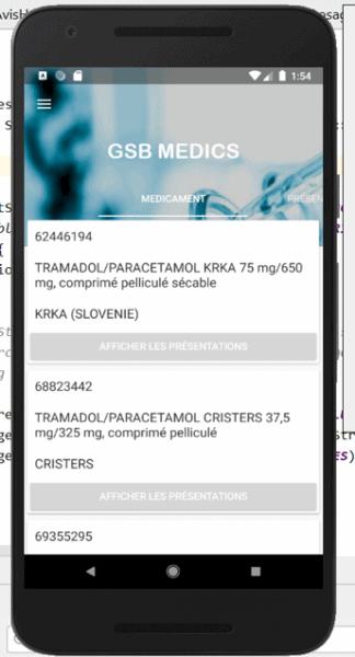 Application GSB